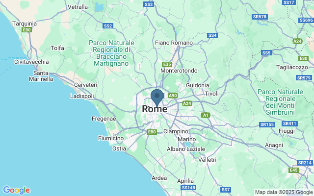 Kaart met locatie Vaticaan Museum